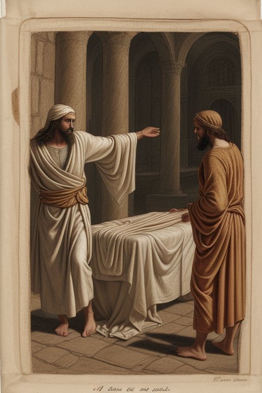 Both were running, but the other disciple outran Peter and reached the tomb first. 5 He bent over and looked in at the strips of linen lying there but did not go in. 6 Then Simon Peter came along behind him and went straight into the tomb. He saw the strips of linen lying there, 7 as well as the cloth that had been wrapped around Jesus’ head. The cloth was still lying in its place, separate from the linen.