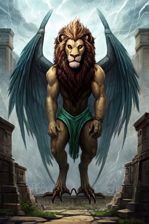 Pazuzu is a demon from ancient Mesopotamian AIART