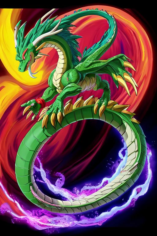 If Roger Dean created an image of Shenron  – Dragon Ball series