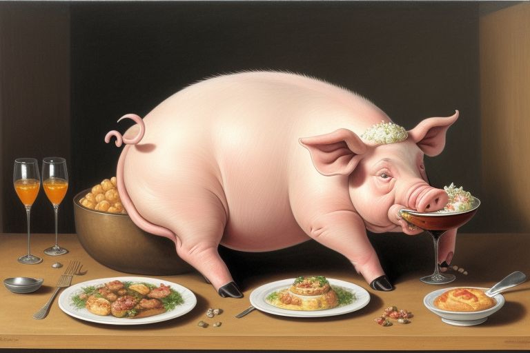 #7DeadlySins – Five Gluttony – Gluttony is overindulgence in food or drink.
