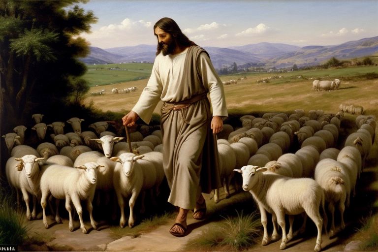 #AIArt – Good Shepherd