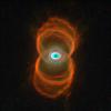 PIA14442: Hubble Finds an Hourglass Nebula around a Dying Star