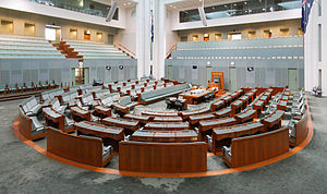 Picture of the day





The House of Representatives of the Parliament House of Australia in Canberra, Australian Capital Territory. Parliament House opened on this day in 1988.