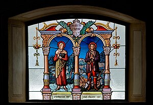 Picture of the day





The title of this stained glass window translates as “Example for Married People”. Located in Pfarrkirche Mariä Himmelfahrt (Nesselwängle, Austria), it depicts two saints who were a married couple, Maria Torribia and Isidore the Farmer. Today is their feast day.