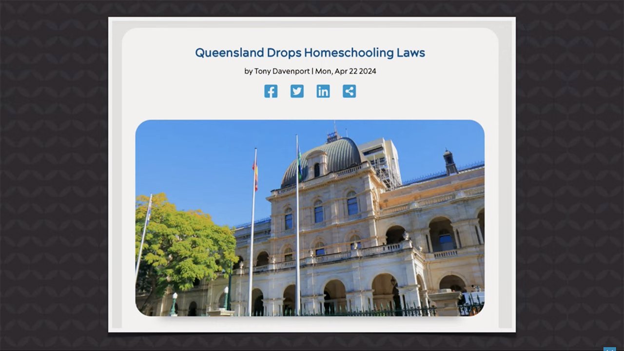 Queensland Homeschooling Changes Dropped from Education Reform Bill