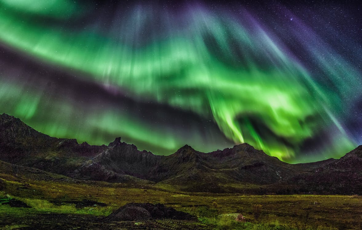 St. Patrick's Aurora Illuminates the Night Sky