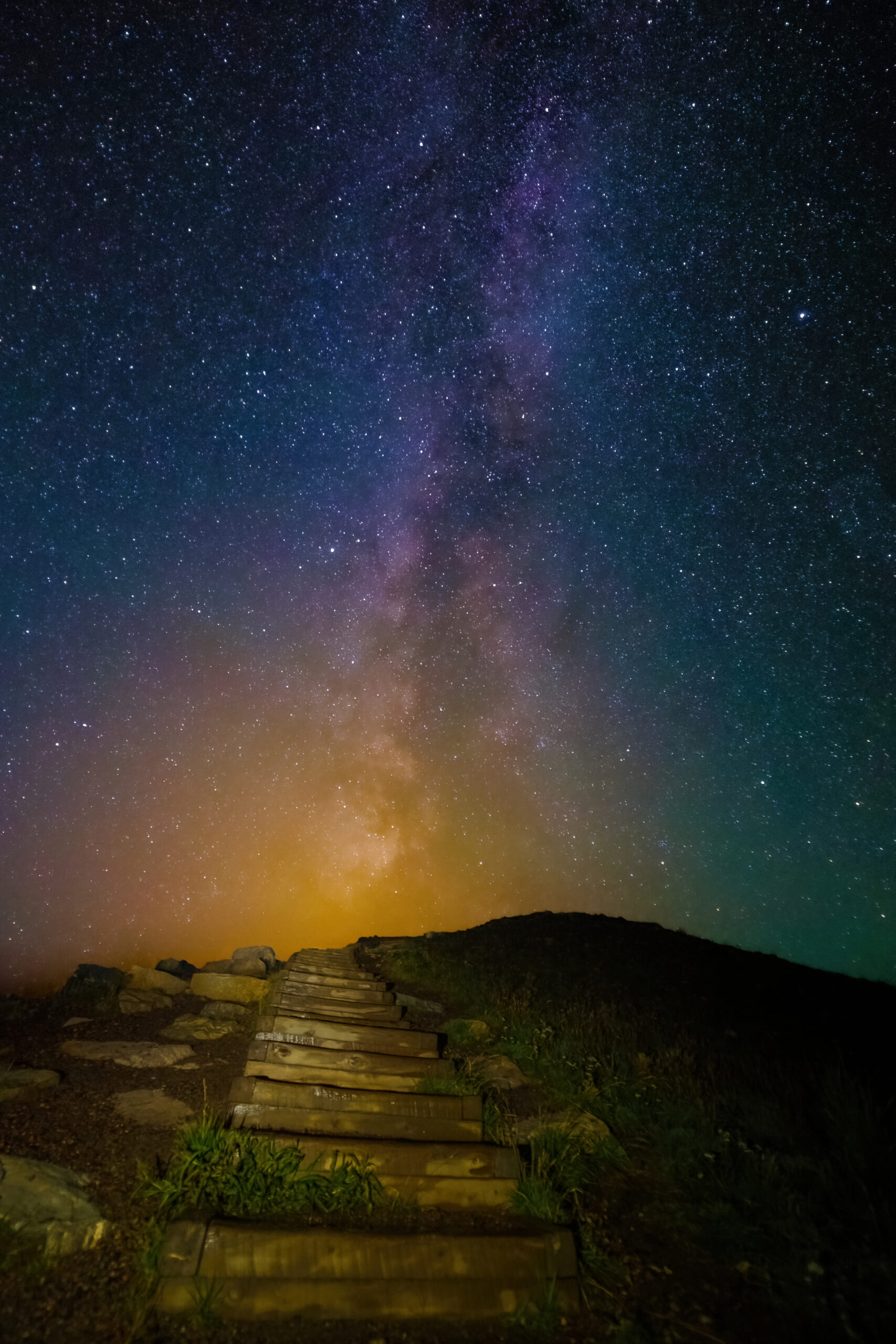 Stairway to the Milky Way