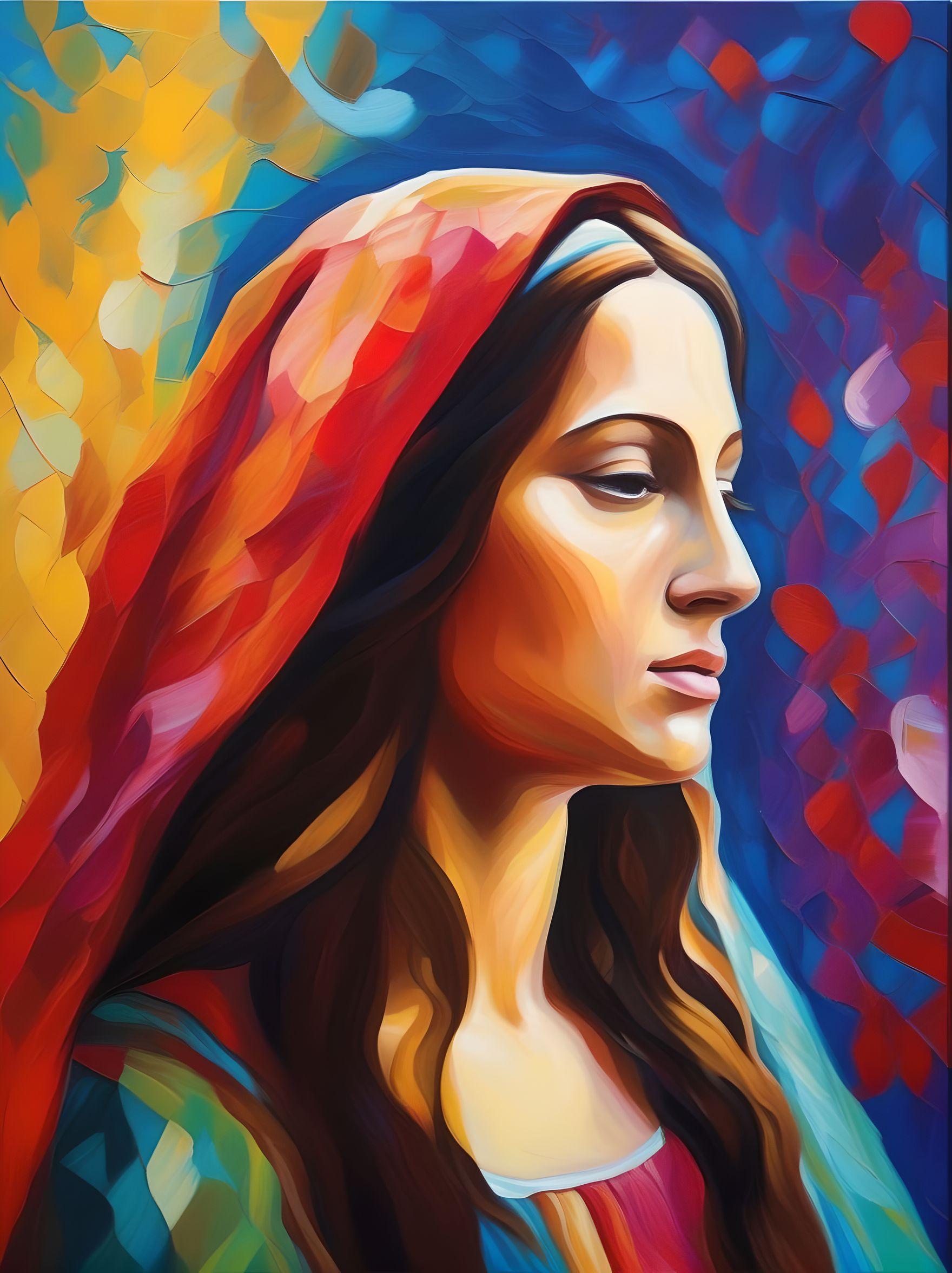 In the Style of Impressionism create an image of Mary Magdalene – #AIart