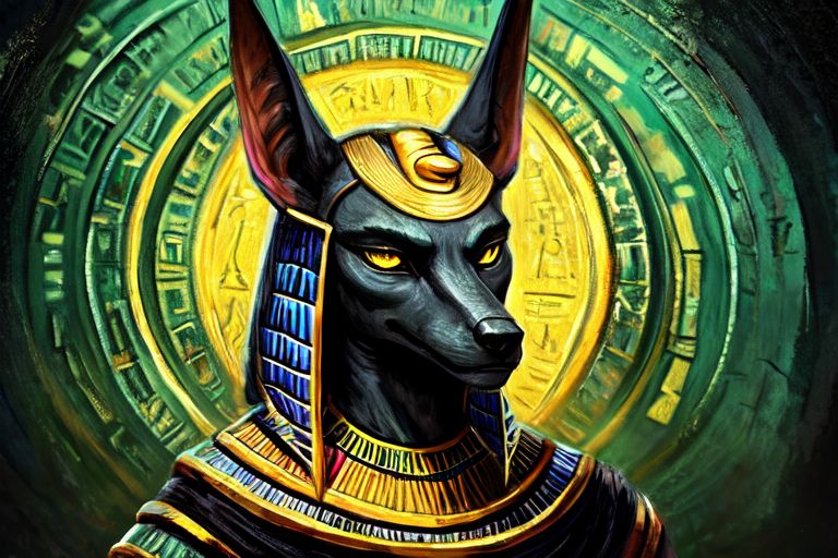 #AIArt Anubis- the guide of souls to the underworld