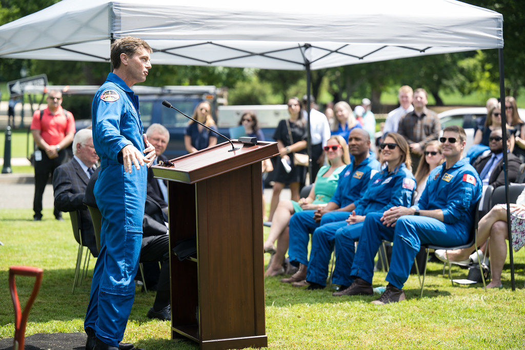 Artemis II Astronauts Participate in Moon Tree Dedication Ceremony