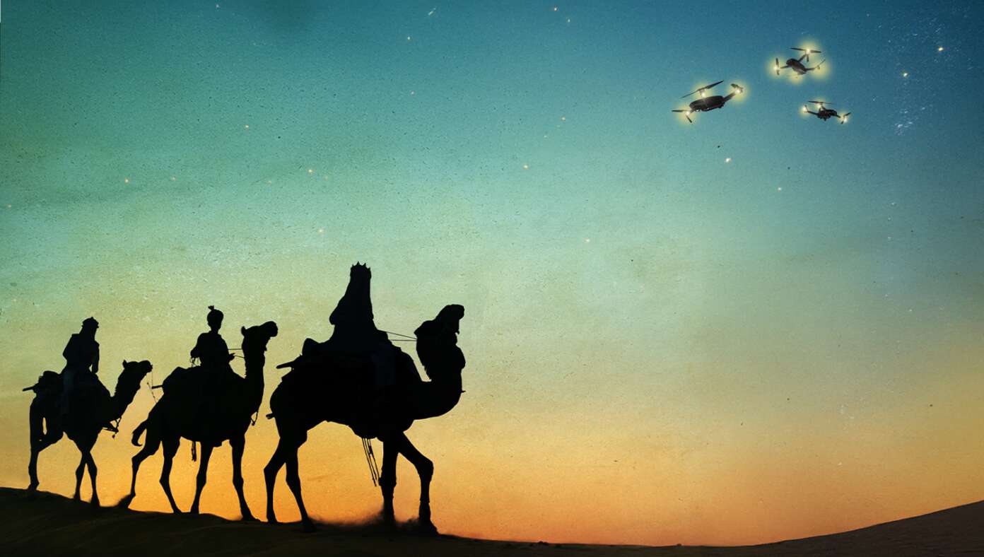 Wise Men Get Off Course After Accidentally Following Unidentified Drone Over New Jersey #BabylonBee
