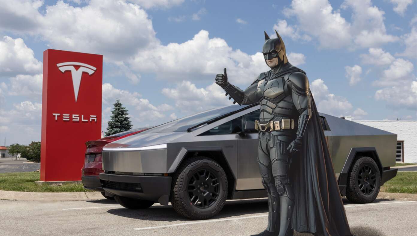 Batman Trades In Batmobile For Cybertruck #BabylonBee