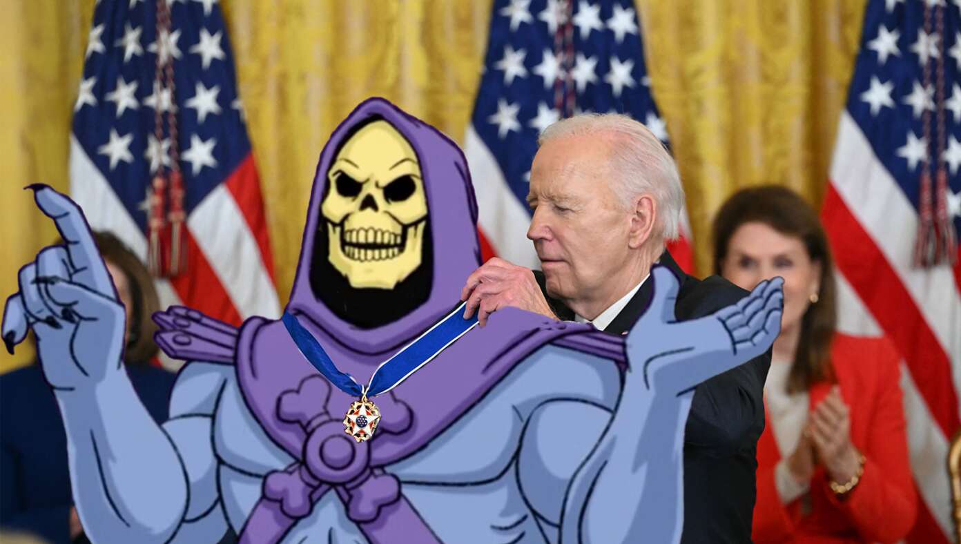 Biden Awards Presidential Medal Of Freedom To Skeletor #BabylonBee
