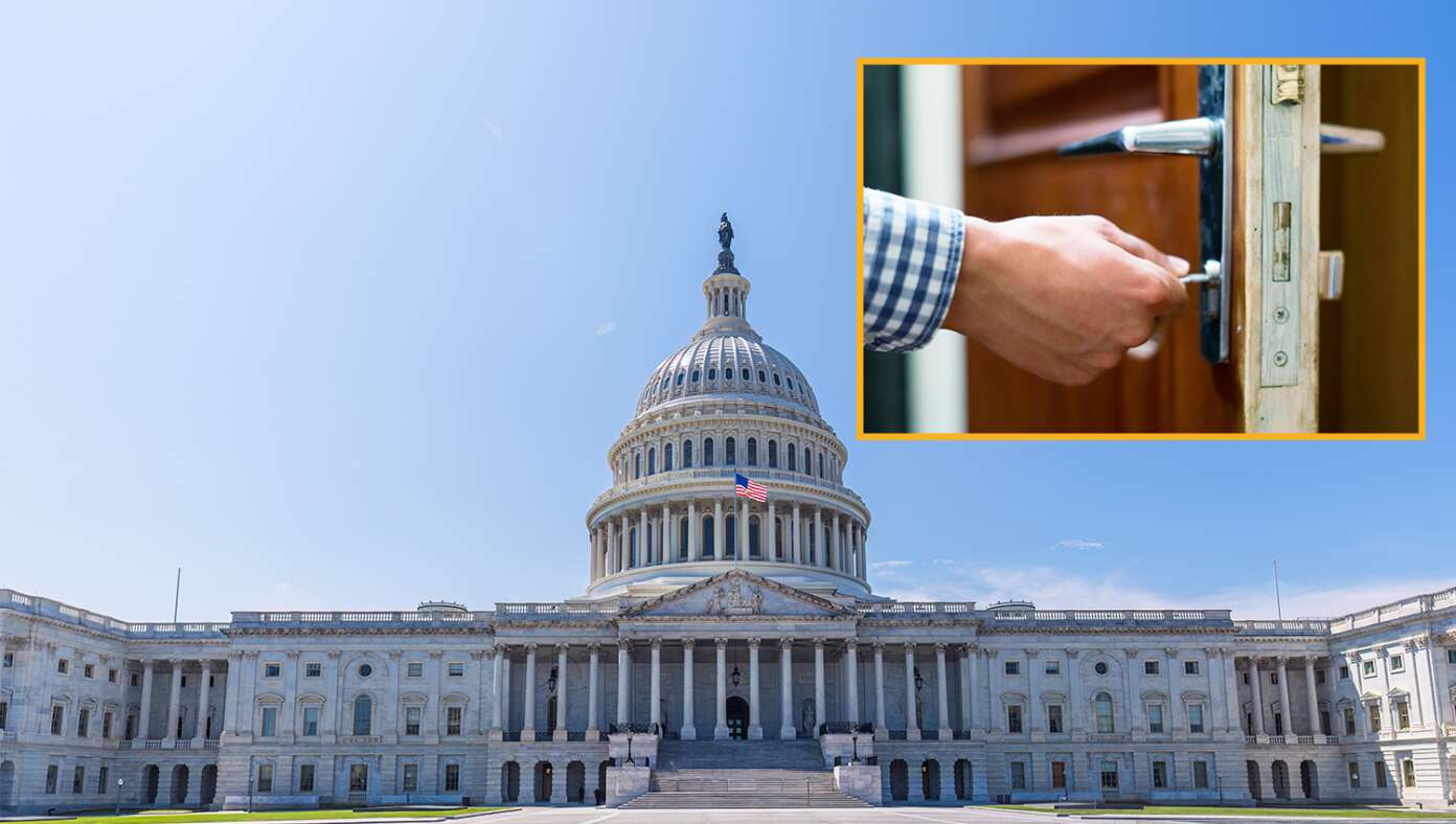 Congressional Gridlock After DOGE Fires Only Government Employee With Key To Capitol #BabylonBee