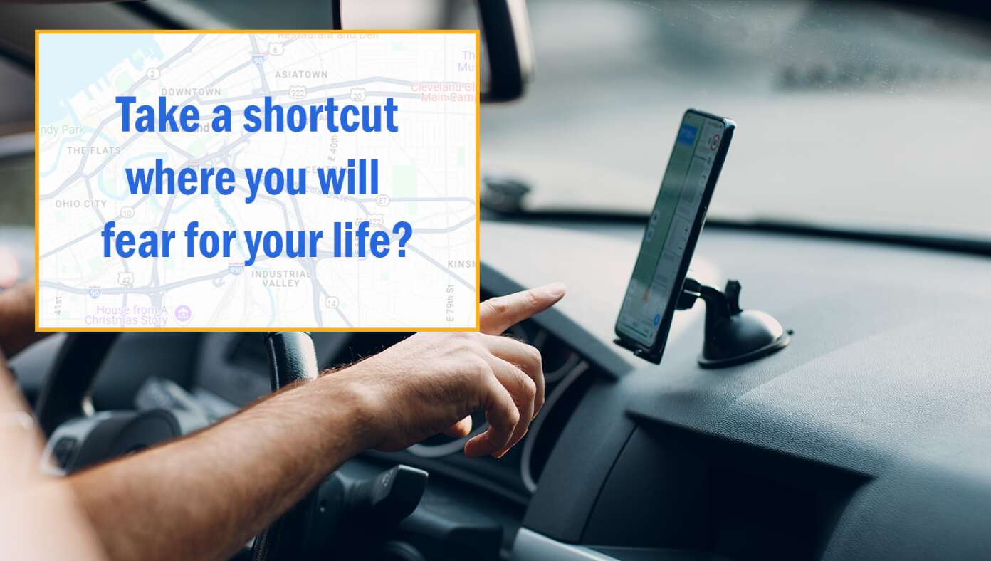 Google Maps Offering New ‘Shortcut But You Will Fear For Your Life’ Option #BabylonBee