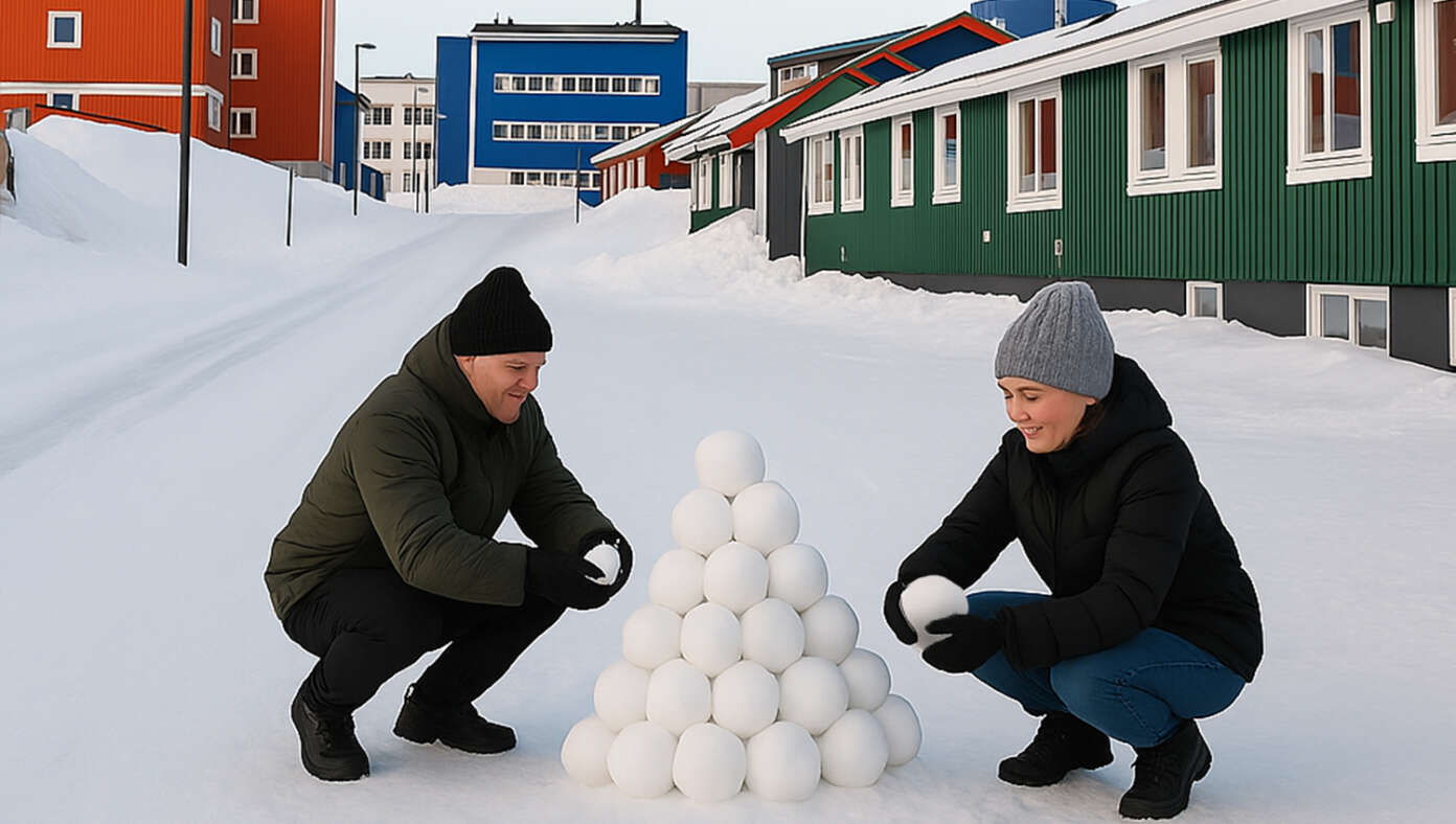 Greenland Furiously Making Snowballs In Preparation For American Military Invasion #BabylonBee