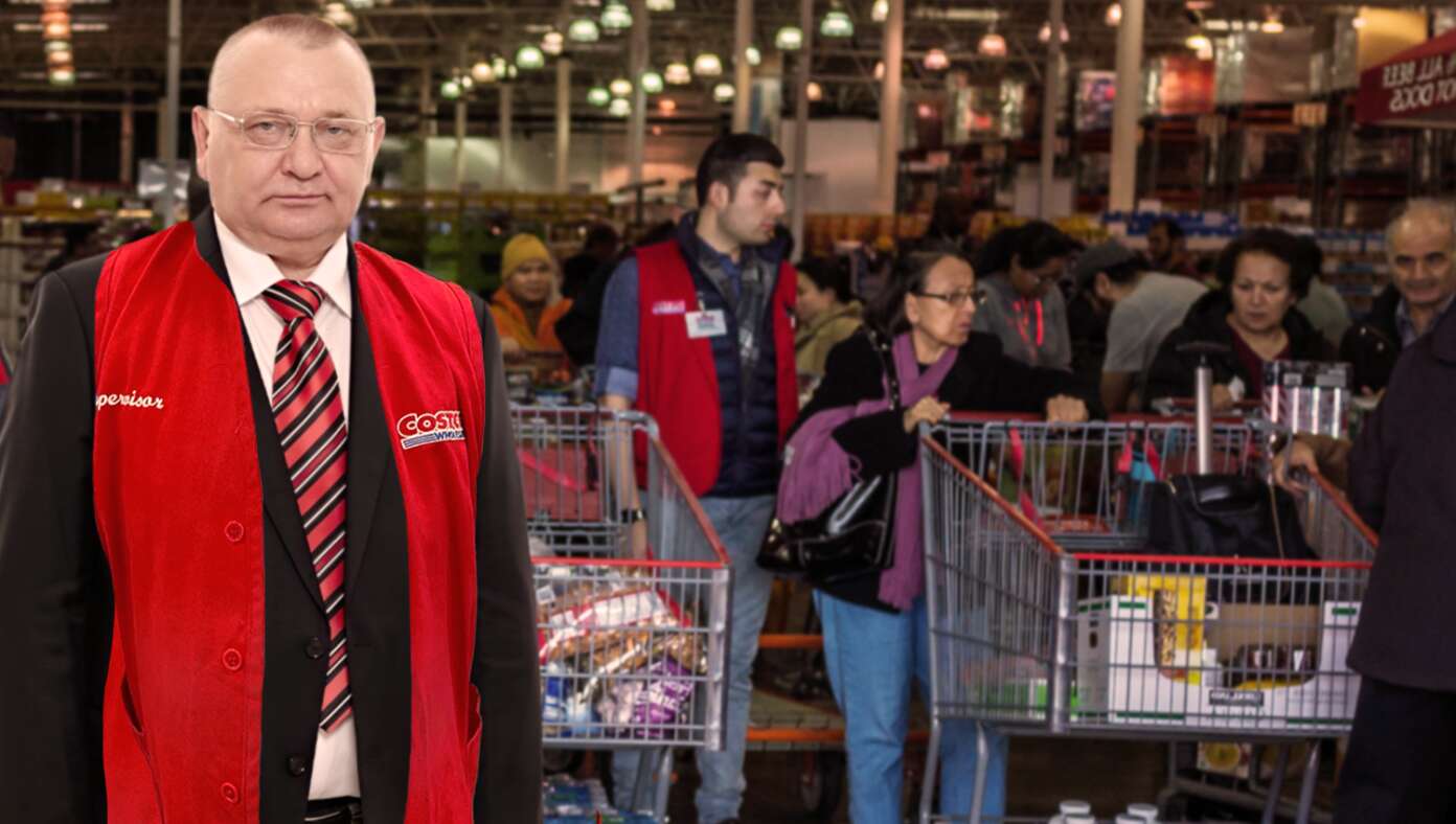 Laid-Off IRS Agent Gets New Job Checking Receipts At Costco Exit #BabylonBee