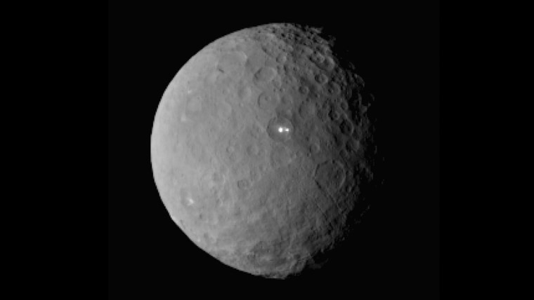 NASA’s Dawn Sees Crescent Ceres