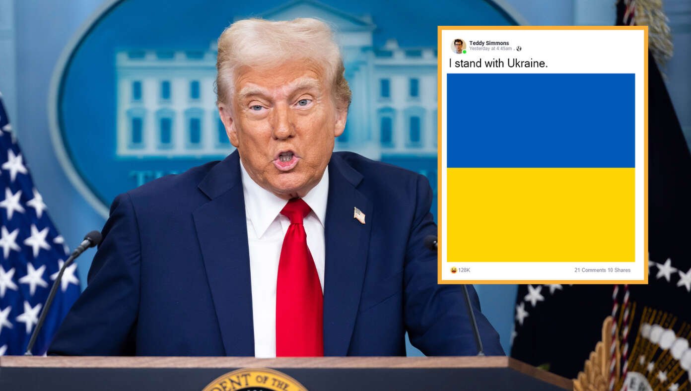 Trump Institutes Military Draft For Everyone With Ukraine Flag In Their Facebook Profile #BabylonBee