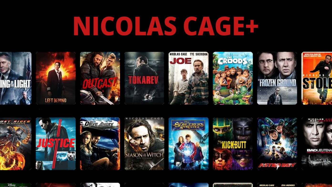 Nicolas Cage Launches New Streaming Service Nicolas Cage+ That Has Nothing But Nicolas Cage Movies #BabylonBee