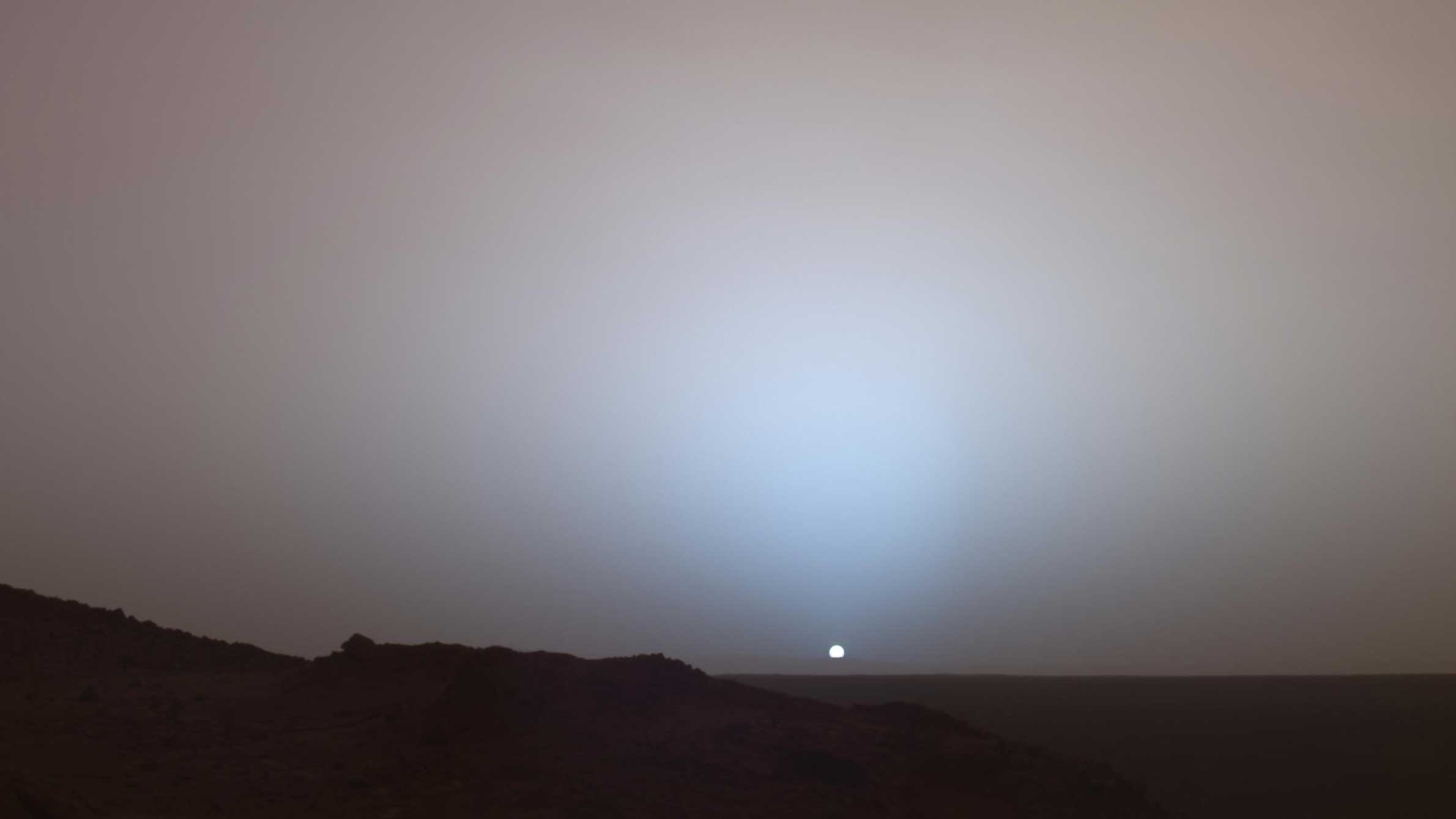 Sunset on Mars