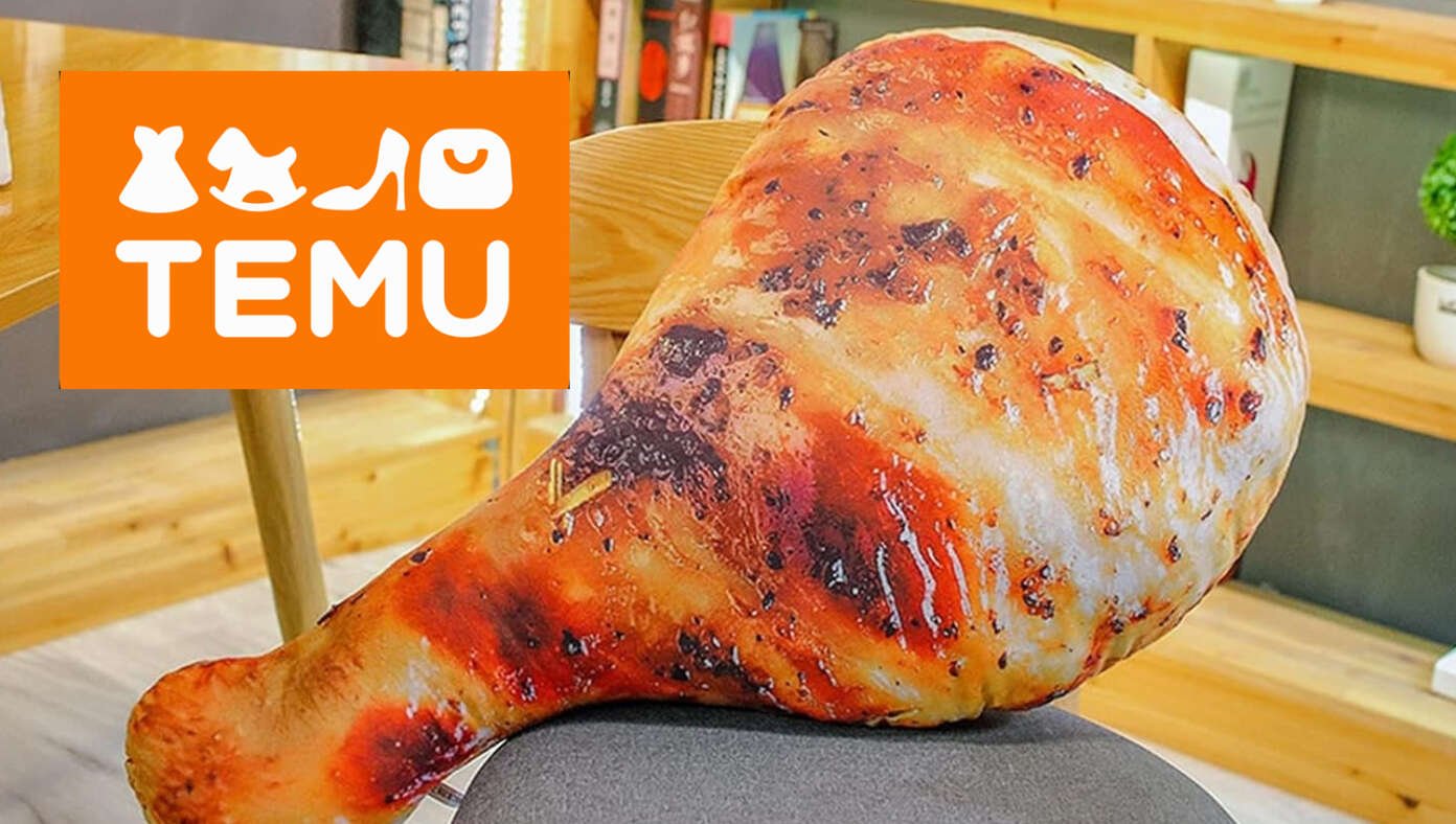 Temu Shutdown Devastates Americans Looking To Buy Throw Pillows That Look Like Chicken Legs #BabylonBee