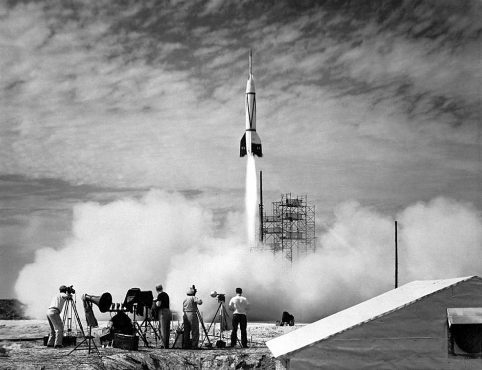 First Rocket Launch from Cape Canaveral