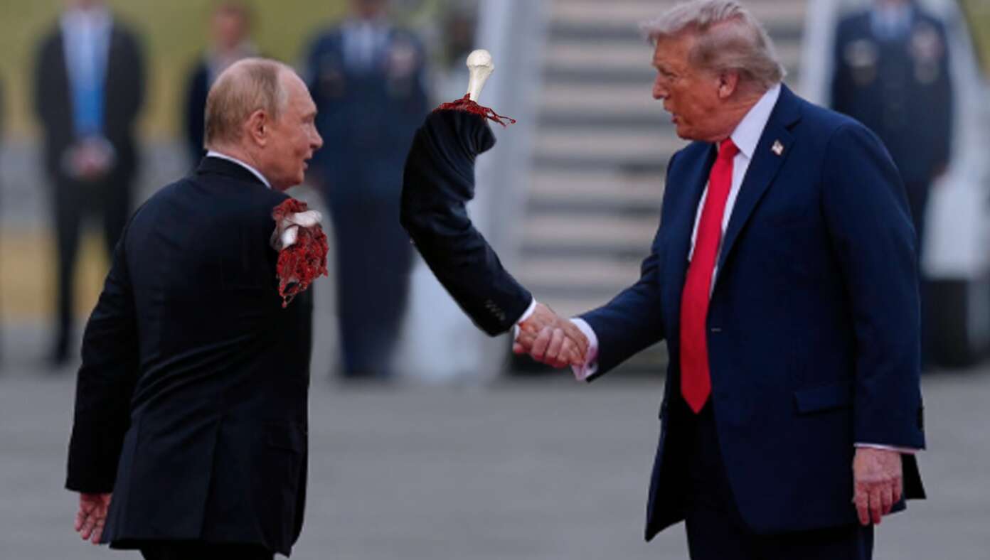 Disaster Strikes As Trump Accidentally Rips Putin’s Arm Off With Macho Handshake #BabylonBee