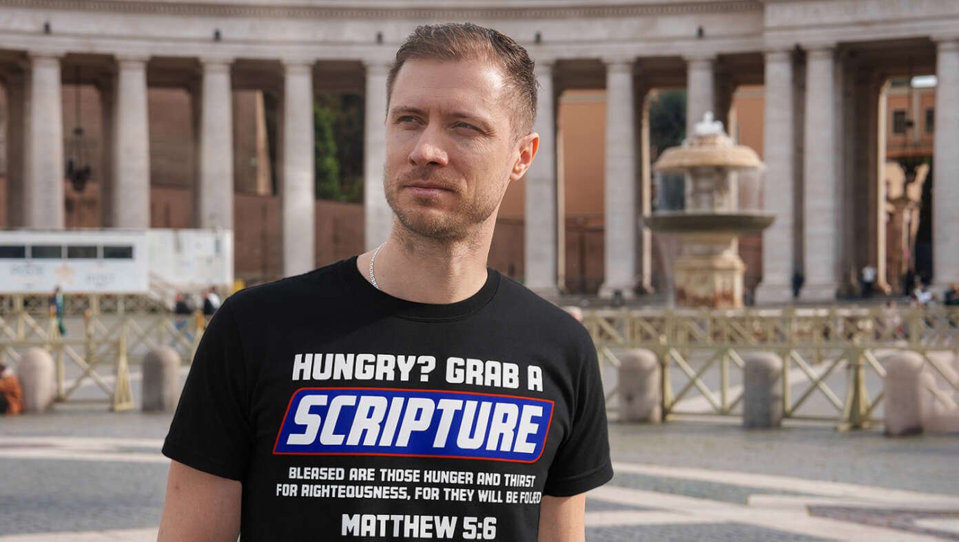 Man Fulfills The Great Commission By Occasionally Wearing Novelty Christian T-Shirt In Public #BabylonBee