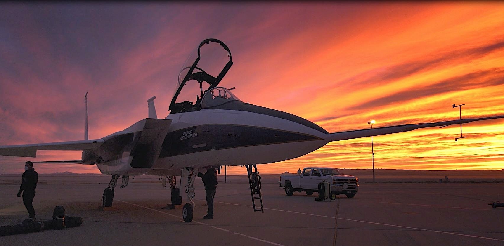 NASA’s X-59 at Sunrise