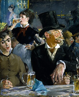 Picture of the day





Édouard Manet’s The Café-Concert, 1878. Scene set in the Cabaret de Reichshoffen on the Boulevard Rochechouart, where women on the fringes of society freely intermingled with well-heeled gentlemen. Today is International Beer Day.
 #ImageOfTheDay