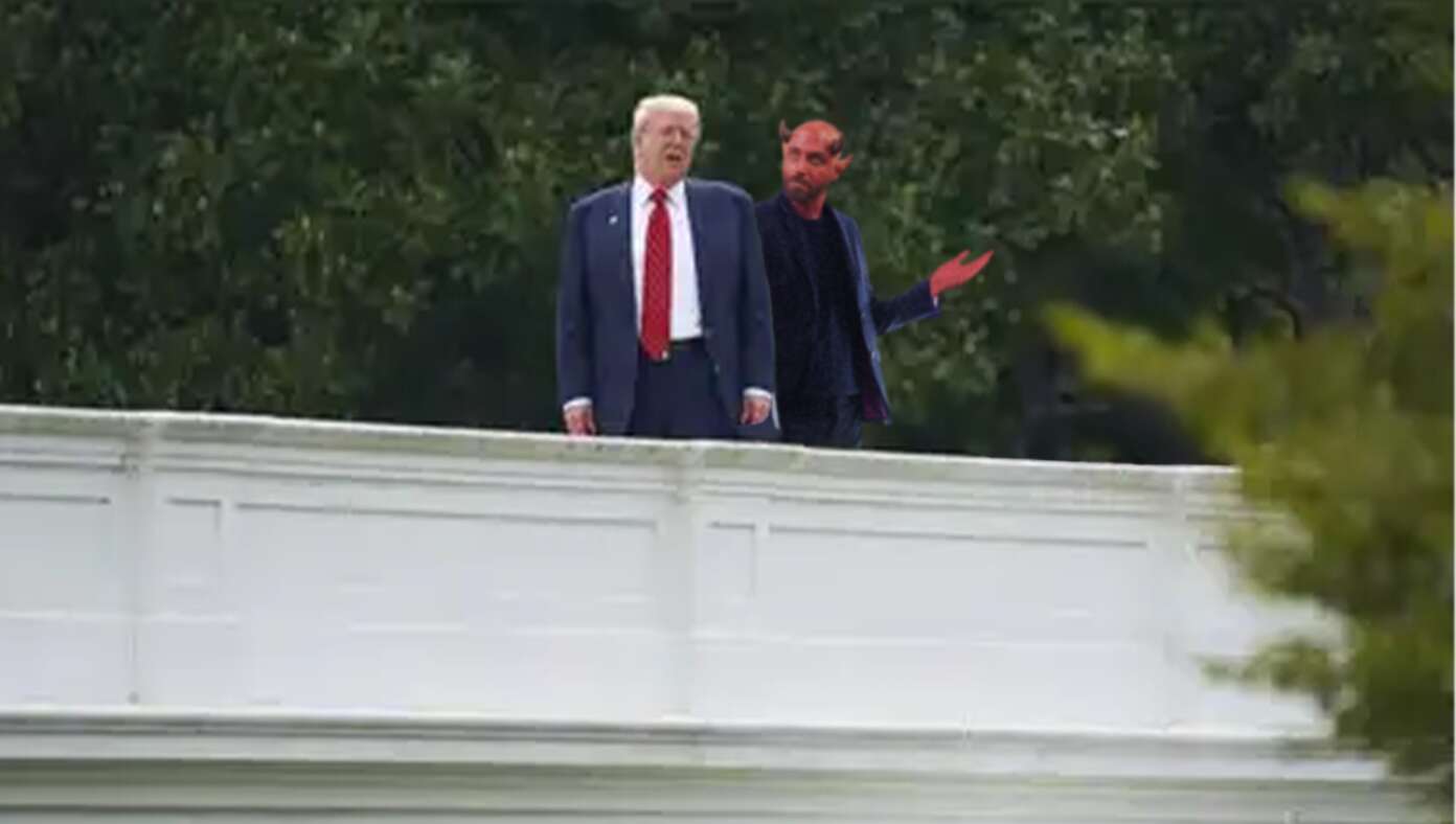 Satan Takes Trump To Roof Of White House To Offer Him All The Kingdoms Of The World #BabylonBee