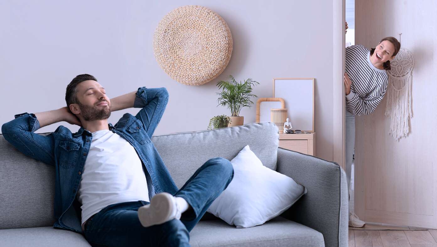 Sound Of Husband Plopping Down On Couch Helpfully Reminds Wife There’s Something She Wanted Him To Do #BabylonBee