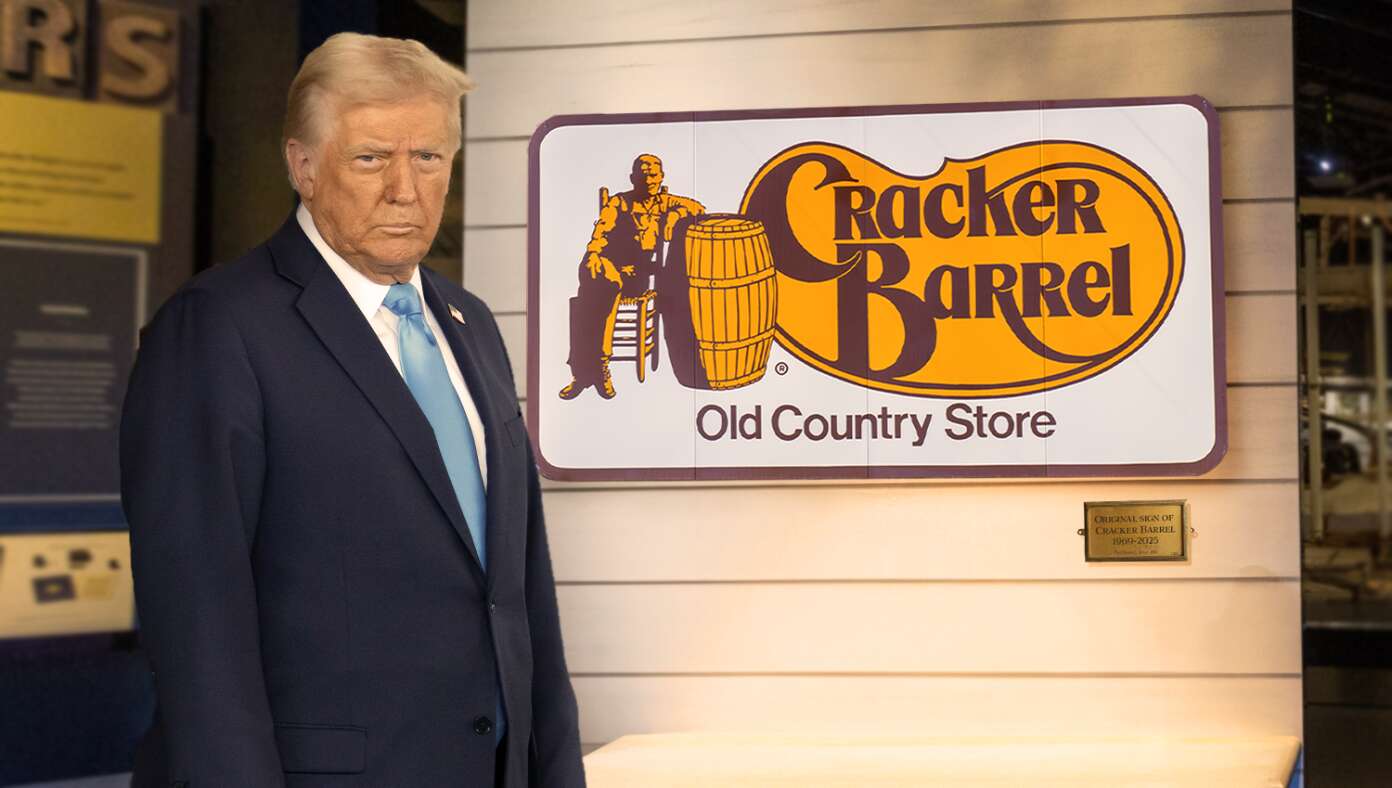 Trump Orders Smithsonian To Display Exhibit Of Old Cracker Barrel Logo #BabylonBee