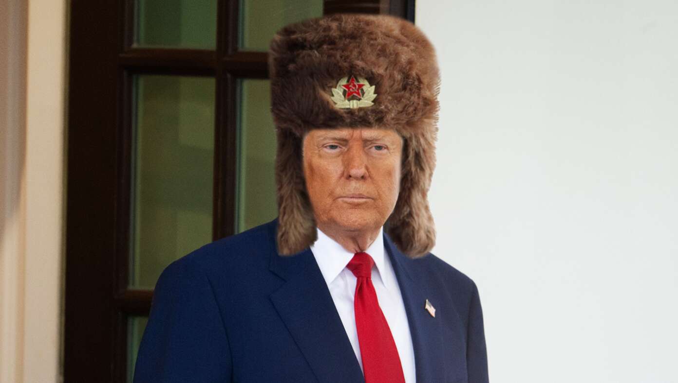 Ukraine Raises Alarm As Trump Emerges From Meeting Wearing Soviet Ushanka #BabylonBee