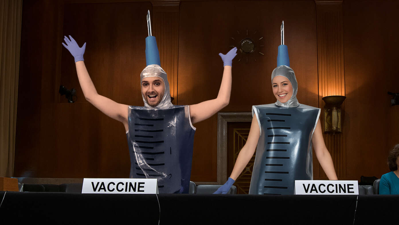 Colbert’s Dancing Vaccines Called To Testify At RFK Jr. Senate Hearing #BabylonBee