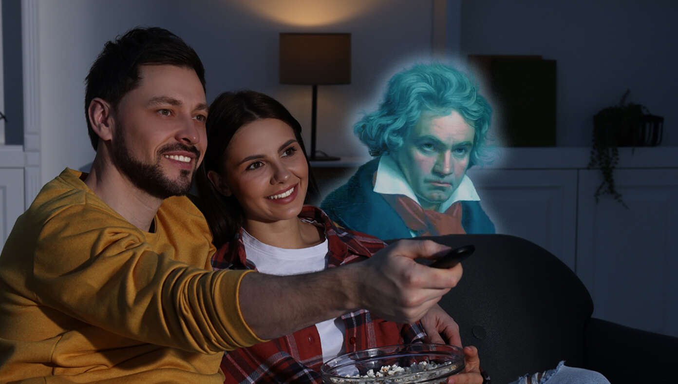 Ghost Of Beethoven Overjoyed To Hear Magnum Opus In Toothpaste Commercial #BabylonBee
