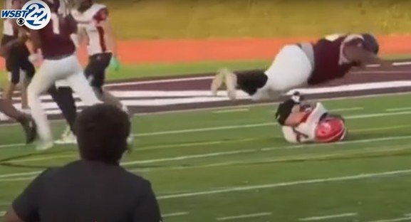 Michigan High School Takes “Strong and Decisive Action” Against Portly Football Player Who Shattered His Much Smaller Opponent’s Spine in Shocking Gridiron Assault –
The morbidly obese high school offensive lineman who shattered his much smaller opponent’s spine in a shocking gridiron assault last week has reportedly received a stiff punishment for his actions.
The post Michigan High School Takes “Strong and Decisive Action” Against Portly Football Player Who Shattered His Much Smaller Opponent’s Spine in Shocking Gridiron Assault appeared first on The Gateway Pundit. Michigan High School Takes “Strong and Decisive Action” Against Portly Football Player Who Shattered His Much Smaller Opponent’s Spine in Shocking Gridiron Assault –
The morbidly obese high school offensive lineman who shattered his much smaller opponent’s spine in a shocking gridiron assault last week has reportedly received a stiff punishment for his actions.
The post Michigan High School Takes “Strong and Decisive Action” Against Portly Football Player Who Shattered His Much Smaller Opponent’s Spine in Shocking Gridiron Assault appeared first on The Gateway Pundit.