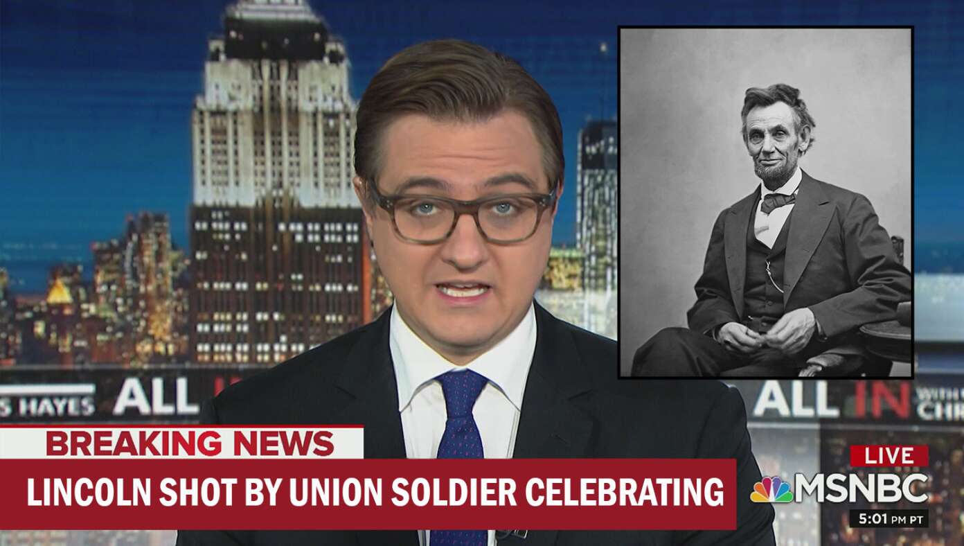 MSNBC: Lincoln Shot By Union Soldier Celebrating #BabylonBee