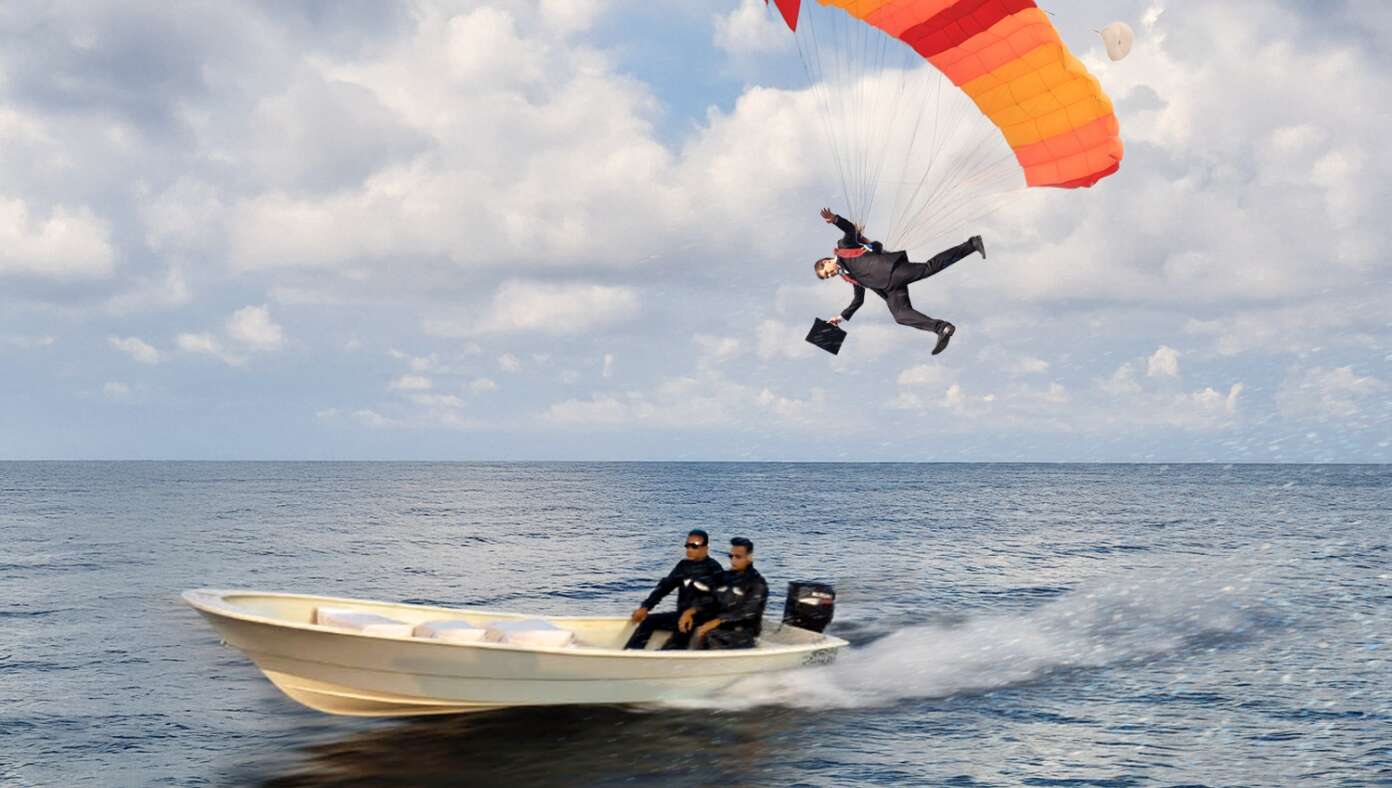 Navy Airdrops Public Defender Onto Drug Boat To Give Cartel Members Due Process #BabylonBee