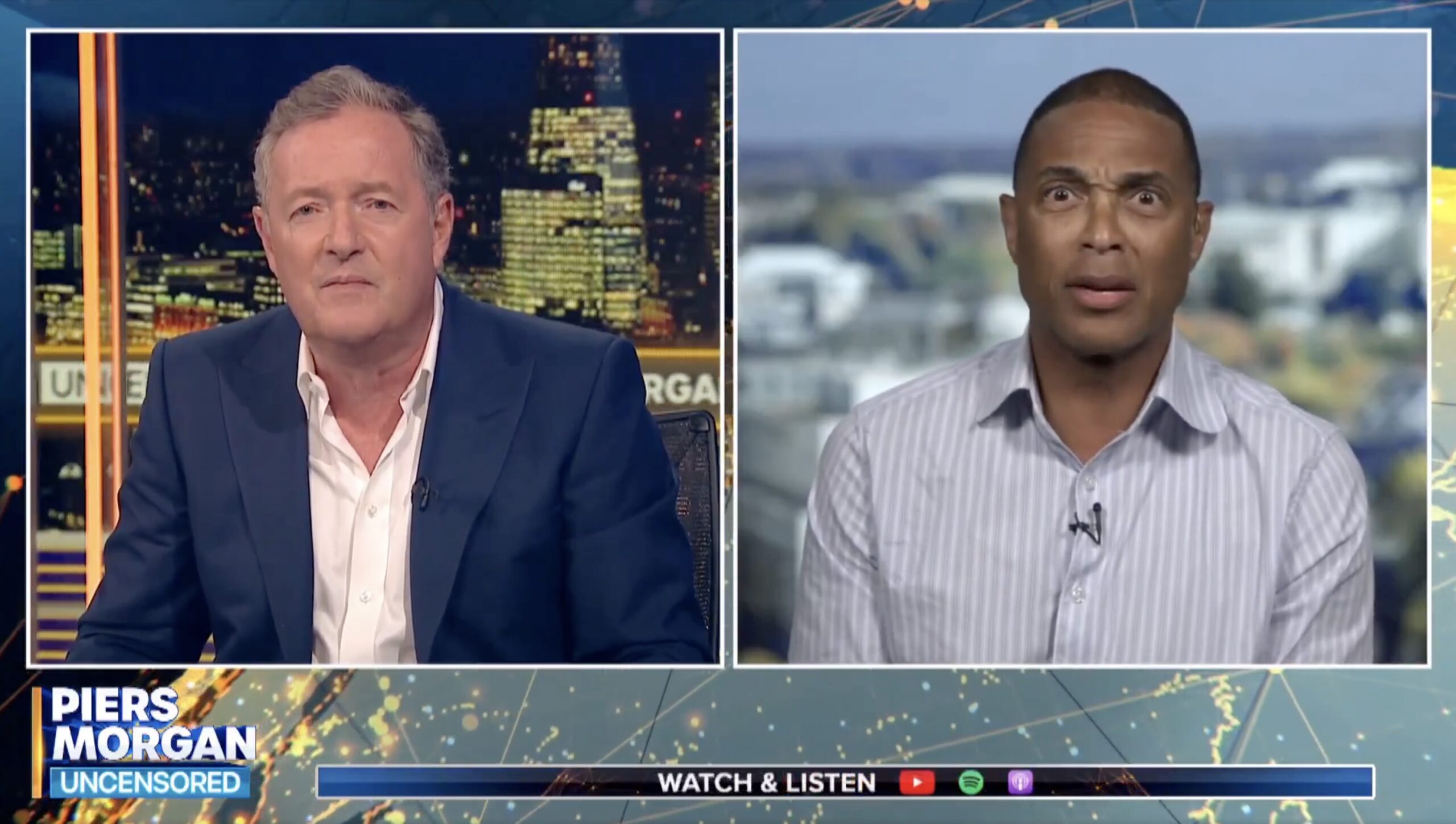 Piers Morgan UNLOADS on Crybaby Don Lemon — Calls Him a “D**k” After He Melts Down Over Getting “Ambushed” with the Very Clip That Got Him FIRED from CNN – 
Piers Morgan absolutely eviscerated washed-up CNN has-been Don Lemon on his show Piers Morgan Uncensored.
The post Piers Morgan UNLOADS on Crybaby Don Lemon — Calls Him a “D**k” After He Melts Down Over Getting “Ambushed” with the Very Clip That Got Him FIRED from CNN appeared first on The Gateway Pundit.