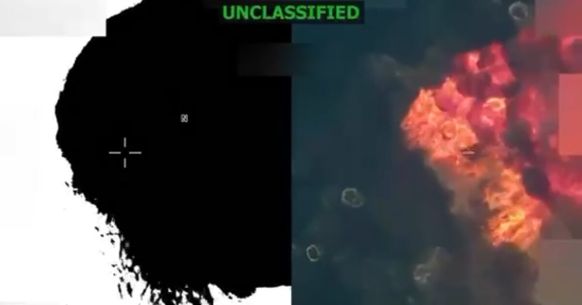 President Trump Posts Video of Third Drug-Trafficking Vessel Getting Blown Up, “The Strike Killed 3 Male Narcoterrorists” (VIDEO) – 
President Trump on Friday posted a video of a third drug-trafficking vessel getting blown up.
The post President Trump Posts Video of Third Drug-Trafficking Vessel Getting Blown Up, “The Strike Killed 3 Male Narcoterrorists” (VIDEO) appeared first on The Gateway Pundit.