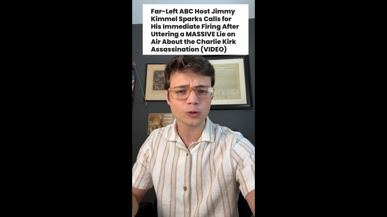 Victor Reacts: Fire Jimmy Kimmel — There Must Be Consequences for Lying to the People (VIDEO) – 
Despite all of the available evidence we have, Jimmy Kimmel went on TV and told his entire audience a direct lie about the man who assassinated Charlie Kirk.
The post Victor Reacts: Fire Jimmy Kimmel — There Must Be Consequences for Lying to the People (VIDEO) appeared first on The Gateway Pundit.