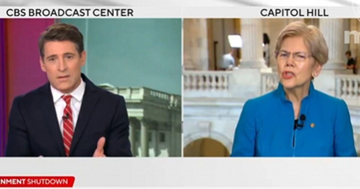 Elizabeth Warren Loses Her Mind When Journalist Notes That Democrats Actually Do Want Healthcare for Illegals on the Taxpayers’ Dime (VIDEO) – 
Senator Elizabeth Warren of Massachusetts lost her cool on CBS News this week, when reporter Tony Dokoupil noted that Democrats actually do kinda want to provide healthcare to illegals, funded by taxpayers.
The post Elizabeth Warren Loses Her Mind When Journalist Notes That Democrats Actually Do Want Healthcare for Illegals on the Taxpayers’ Dime (VIDEO) appeared first on The Gateway Pundit.