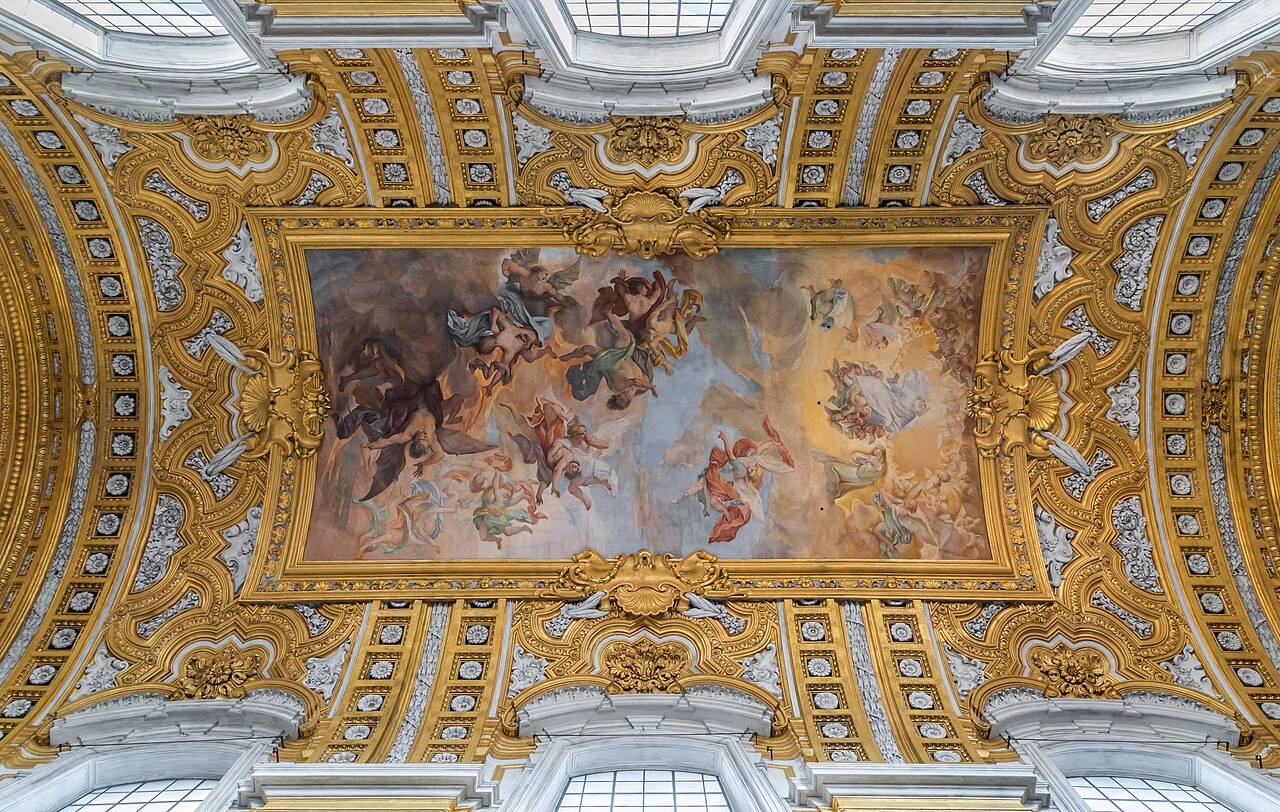 Picture of the day





Fall of the Rebel Angels is a fresco by Giacinto Brandi adorning the central vault of Sant’Ambrogio e Carlo al Corso basilica in Rome. It depicts Michael the Archangel’s victory in battle over fallen angels. Today is Michaelmas.
 #ImageOfTheDay