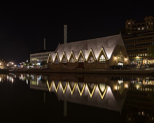 Picture of the day





Feskekôrka (meaning “fish church”) is a historic building in Gothenburg, Sweden that formerly housed an indoor fish market. Its name is based on the building’s resemblance to a neo-Gothic church.
 #ImageOfTheDay