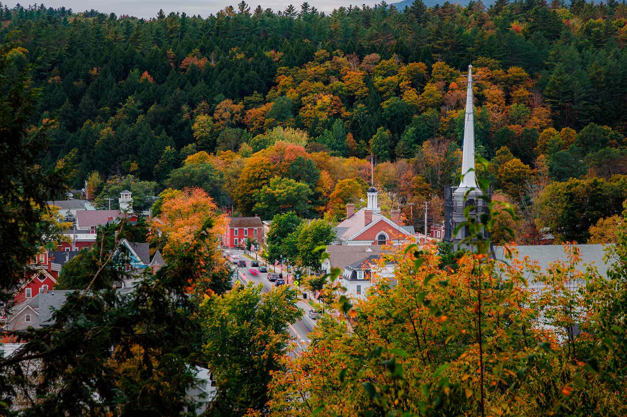 This U.S. Destination Was Just Named One of the Coziest Fall Getaways in the U.S.—and the World #Travel When it comes to fall foliage vibes, it’s hard to beat Vermont.