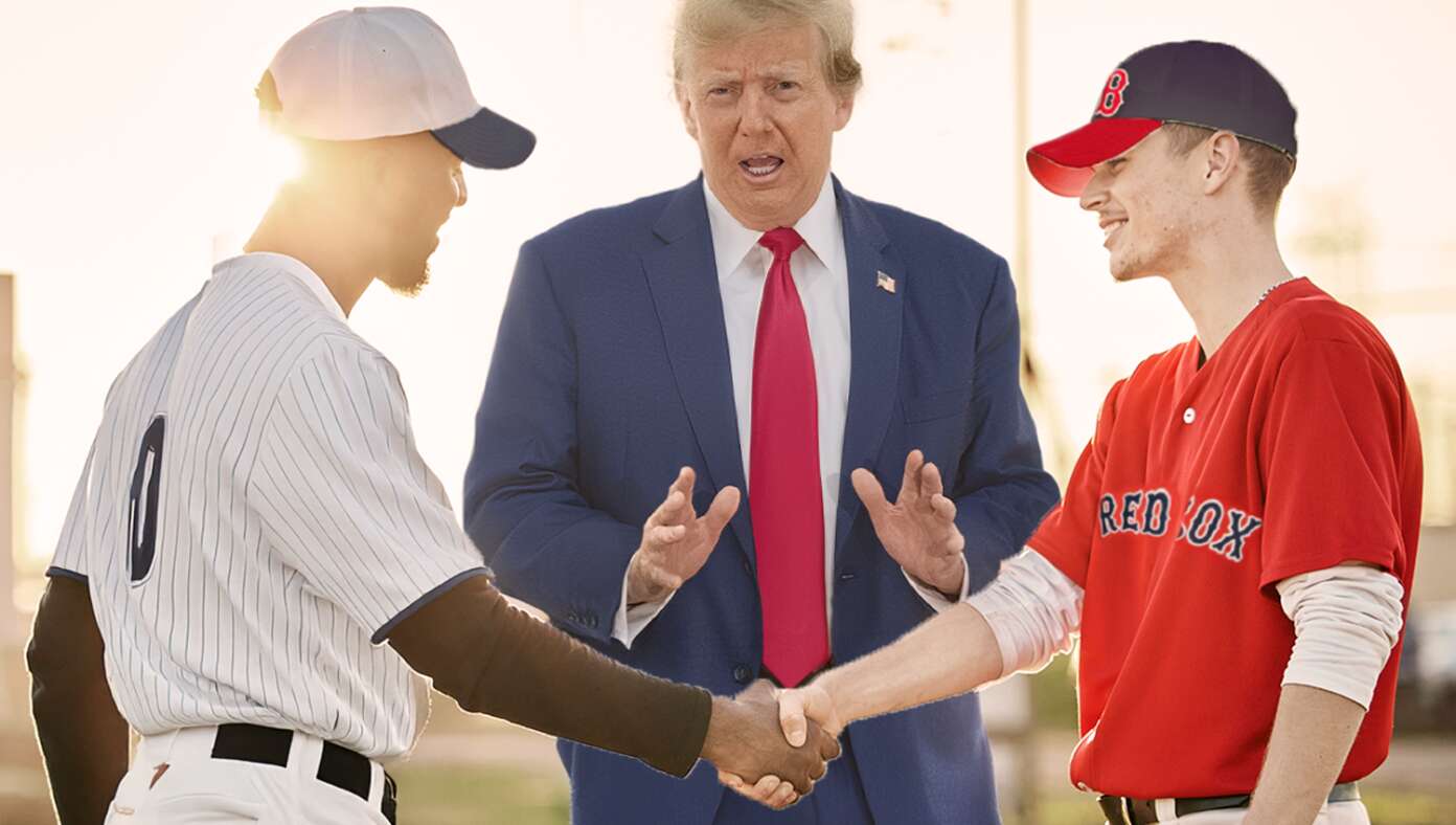 Trump Brokers Historic Peace Deal Between Yankees And Red Sox Fans #BabylonBee – WASHINGTON, D.C. — With the peace agreement between Israel and Hamas tentatively settled, President Donald Trump reportedly set his sights on quelling the longstanding unrest between Yankees and Red Sox fans.