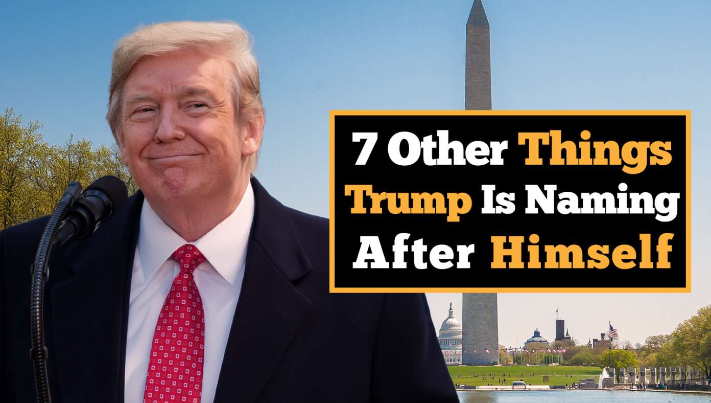 7 Other Things Trump Is Naming After Himself #BabylonBee – Donald Trump loves Donald Trump. And who can blame him? That’s why it’s super cool and not at all strange that the iconic Kennedy Center for the Performing Arts is being renamed the Trump-Kennedy Center. But this is only the beginning.