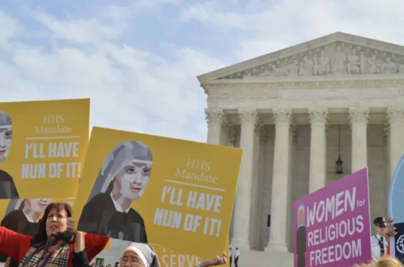 Little Sisters of the Poor file another appeal over contraception mandate - #Catholic - 
 
 Religious sisters show their support for the Little Sisters of the Poor outside the Supreme Court, where oral arguments were heard on March 23, 2016, in the Zubik v. Burwell case against the HHS mandate. / Credit: CNA

Washington, D.C. Newsroom, Dec 15, 2025 / 18:06 pm (CNA).
The 14-year legal battle against federal contraceptive mandates will continue, with Little Sisters of the Poor and the federal government seeking to reinstate moral and religious exemptions that were established in 2017.Little Sisters of the Poor have already won religious freedom cases on this subject twice at the Supreme Court level. The high court ruled in 2016 that the federal government must protect religious freedoms for those who oppose the contraceptives and in 2020 ruled that the federal government had the legal authority to adopt the broad exemptions established in 2017.Those exemptions fully covered employers that had religious or moral objections to providing the contraceptives, some of which can be abortifacient. Under the rules, those employers were not required to include any contraceptive coverage in their insurance plans for employees.In spite of the prior Supreme Court wins, a federal court in August 2025 struck down the 2017 exemptions on grounds that the Supreme Court had not yet ruled on.Because the Supreme Court left some questions open, the attorneys general in two states that disapprove of the exemptions — Pennsylvania and New Jersey — continued their legal battle on different grounds. Those legal arguments allege that the adoption of the rules did not comply with the Administrative Procedure Act (APA), which the Supreme Court had not ruled on.&nbsp;In the August ruling, Judge Wendy Beetlestone found that the rules did not comply with the APA, ruling instead that the rules are arbitrary and capricious.&nbsp;“The agencies’ actions in promulgating the rule were arbitrary and capricious — in that they failed to ‘articulate a satisfactory explanation for [their] action[s] including a ‘rational connection between the facts found and the choices made,’” Beetlestone wrote in her opinion.Little Sisters of the Poor are represented by the Becket Fund for Religious Liberty, whose lawyers say the appellate court should overturn that decision and bring the legal dispute to an end.“The 14-year legal crusade against the Little Sisters has been needless, grotesque, and un-American,” Mark Rienzi, president of Becket and lead attorney for the sisters, said in a statement.&nbsp;“The states have no business trying to take away the Little Sisters’ federal civil rights. The 3rd Circuit should toss the states’ lawsuit into the dustbin of history and uphold the protection the Little Sisters already won at the Supreme Court … twice,” he said.In the appeal, the lawyers cite the legal precedent from the 2016 and 2020 cases that required religious exemptions and upheld the rules. They warn that the August 2025 ruling could create a “constitutional conflict” because the original mandate cannot legally be reimposed.&nbsp;“The appellee states maintain that state governments somehow have an interest in forcing the federal government to force religious objectors to comply with the federal contraceptive mandate — even though the federal government need not have any contraceptive mandate at all, and even though the states themselves have chosen not to have such mandates of their own,” the lawsuit notes.&nbsp;